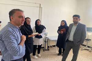 بازدید مدیران و تیم نظارتی شبکه بهداشت و درمان داراب از مراکز خدمات جامع سلامت رستاق و تل بارگاه