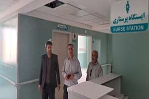 بازدید میدانی مدیران شبکه از دو بیمارستان داراب