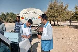 برگزاری مانور مشترک پایش آب آشامیدنی در مناطق عشایری داراب 