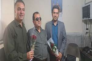تقدیر از روشندل شبکه بهداشت و درمان داراب در روز جهانی عصای سفید